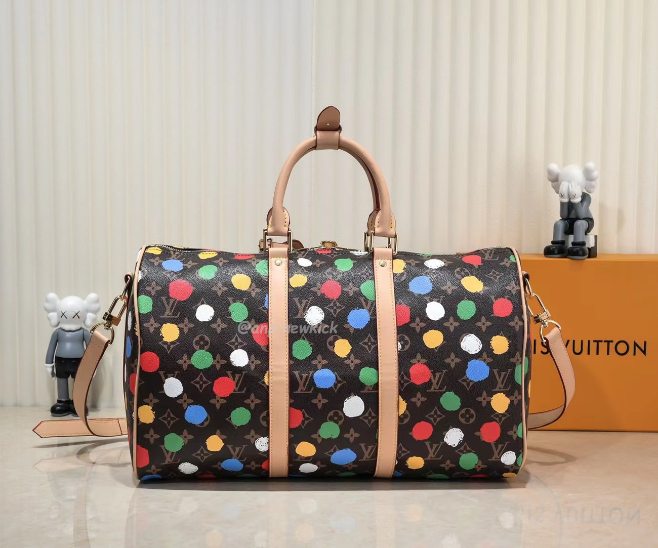 Louis Vuitton Keepall Bandouliere Monogram 50 Navy Duffel Bag (48) - www.newkick.vip